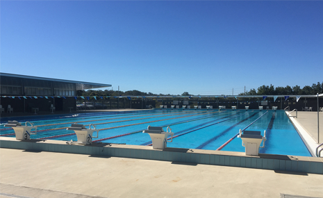 Water filtration system for swimming pools at the University of the Sunshine Coast