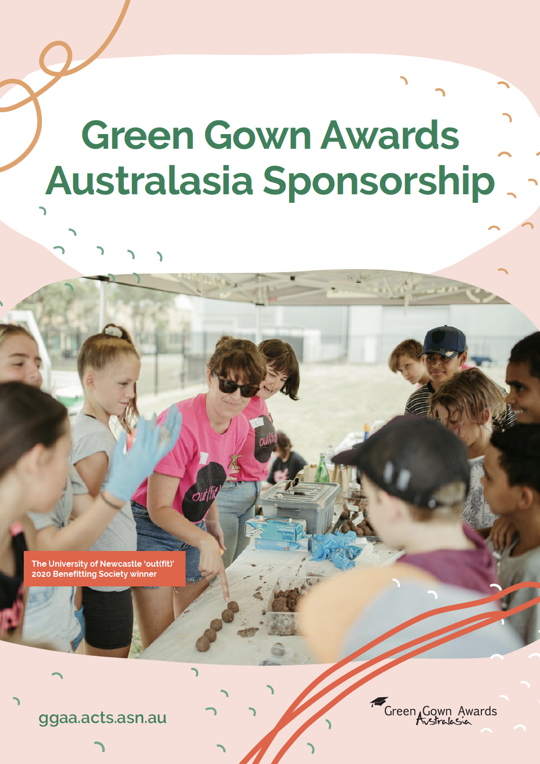 2021 Green Gown Awards Sponsorship brochure front cover.